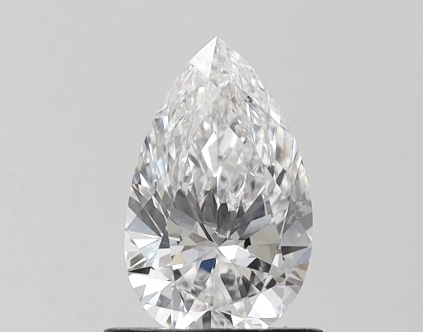 1.03 carat E-VVS2 Pear Cut Lab Grown Diamond