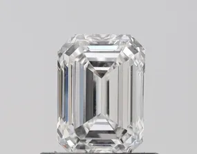 1.06 carat E-VVS2 Emerald Cut Lab Grown Diamond