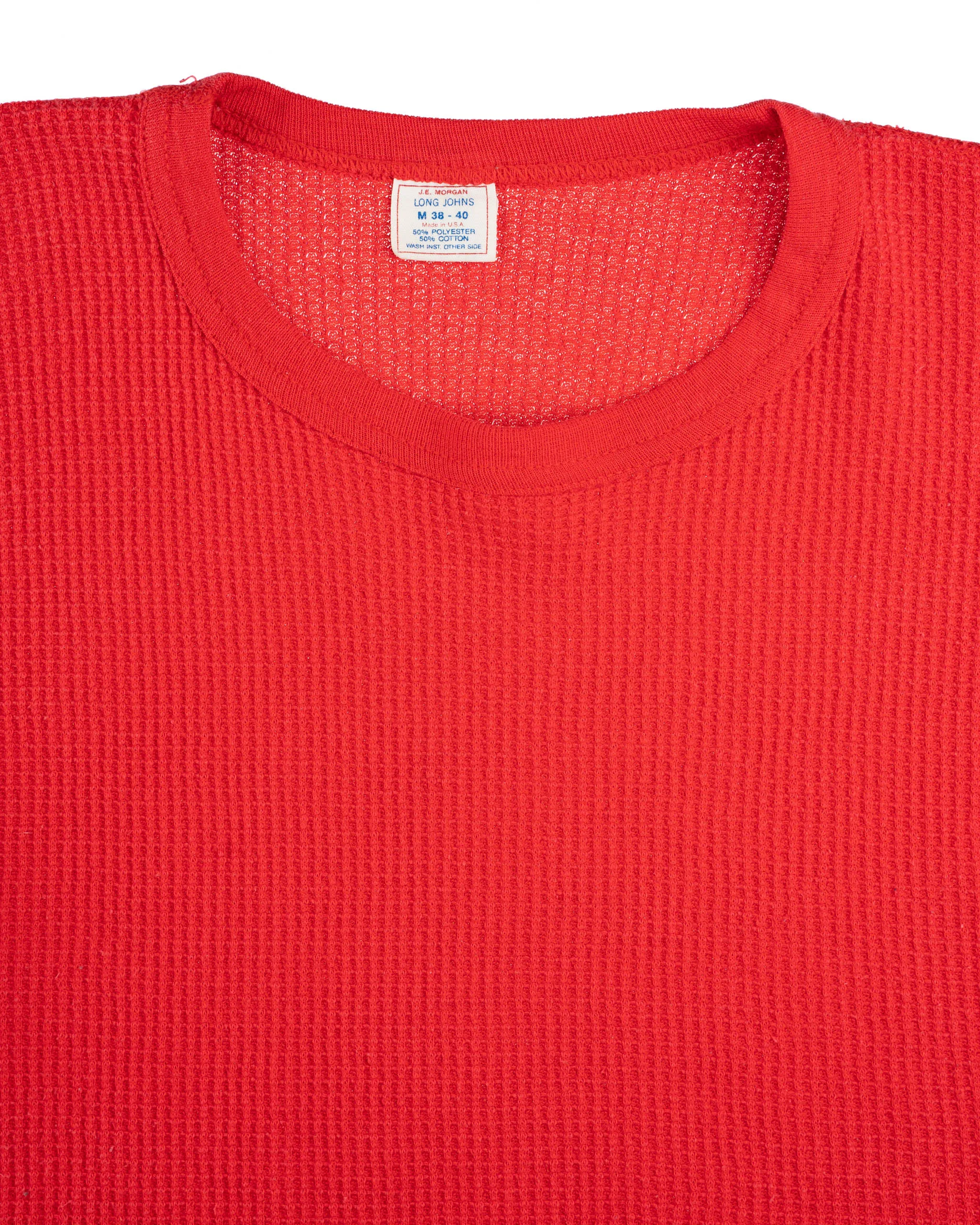 70’s Red Thermal Longsleeve - Small