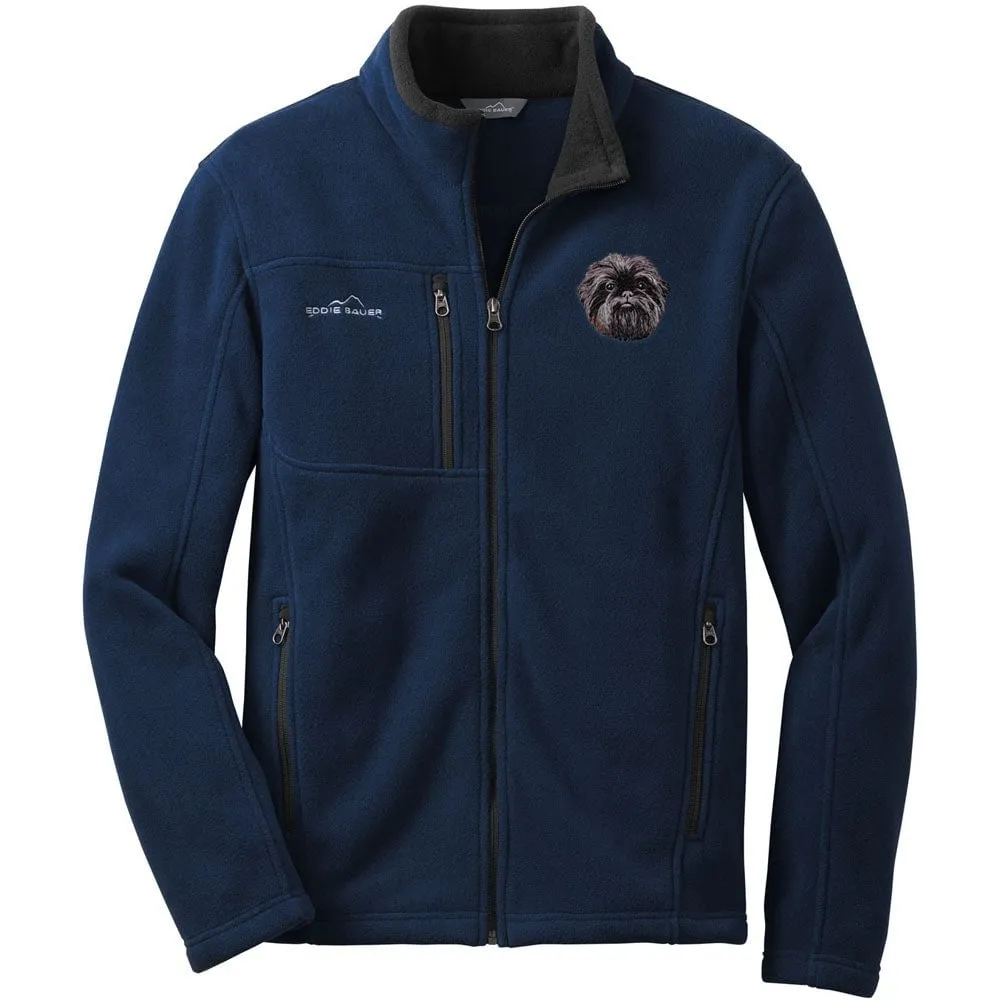 Affenpinscher Embroidered Mens Fleece Jacket