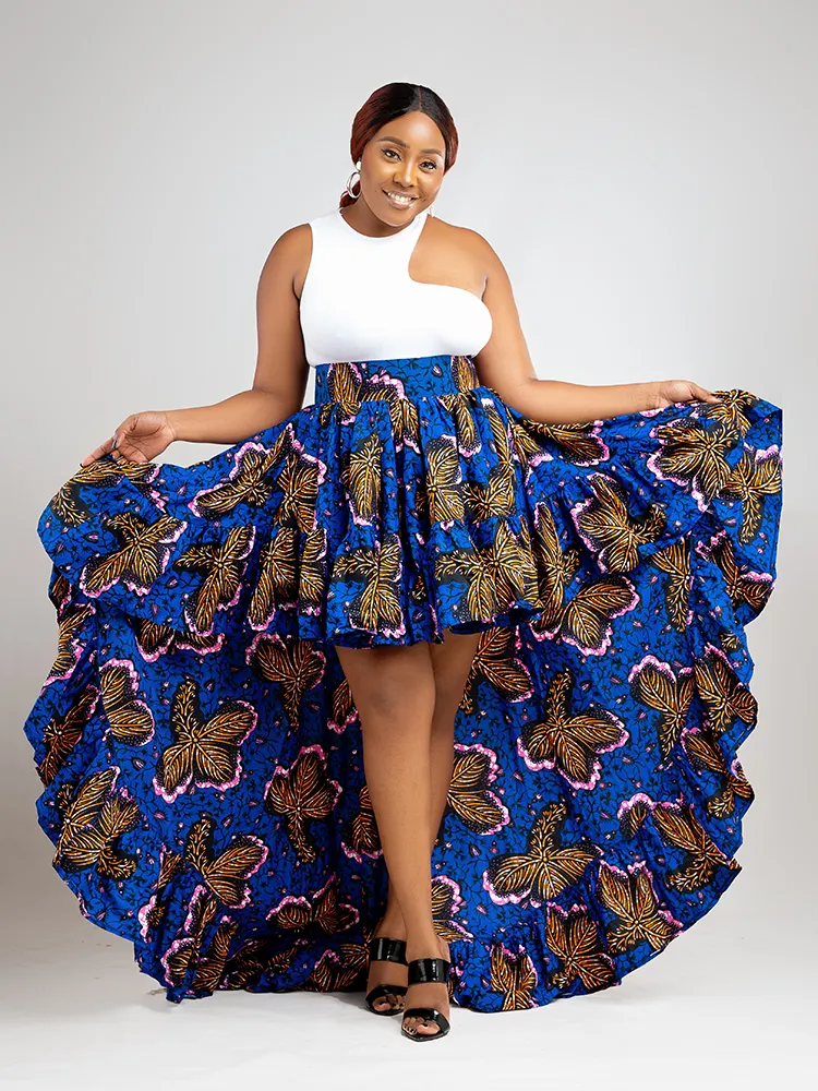 African Print Tiwa butterfly set