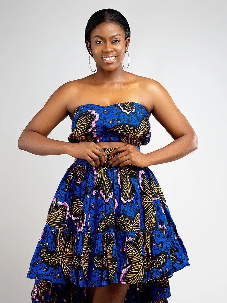 African Print Tiwa butterfly set