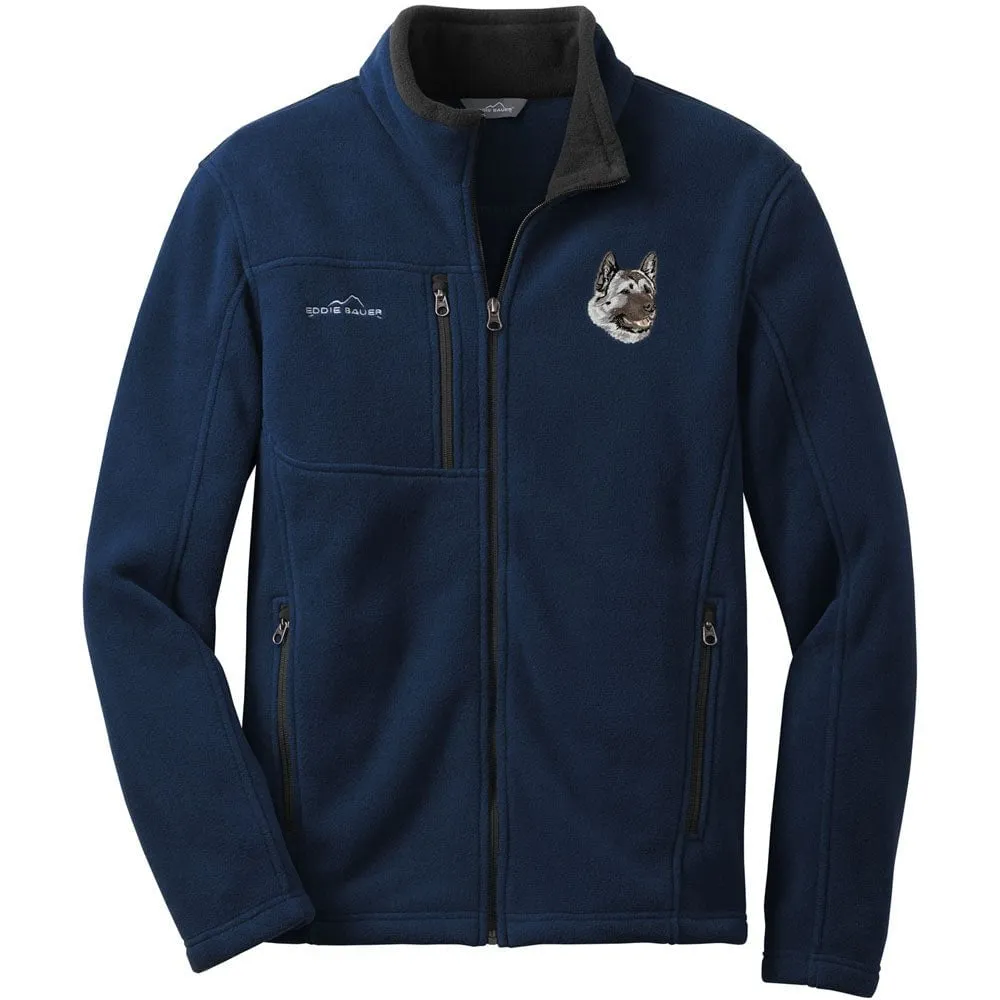 Akita Embroidered Mens Fleece Jacket