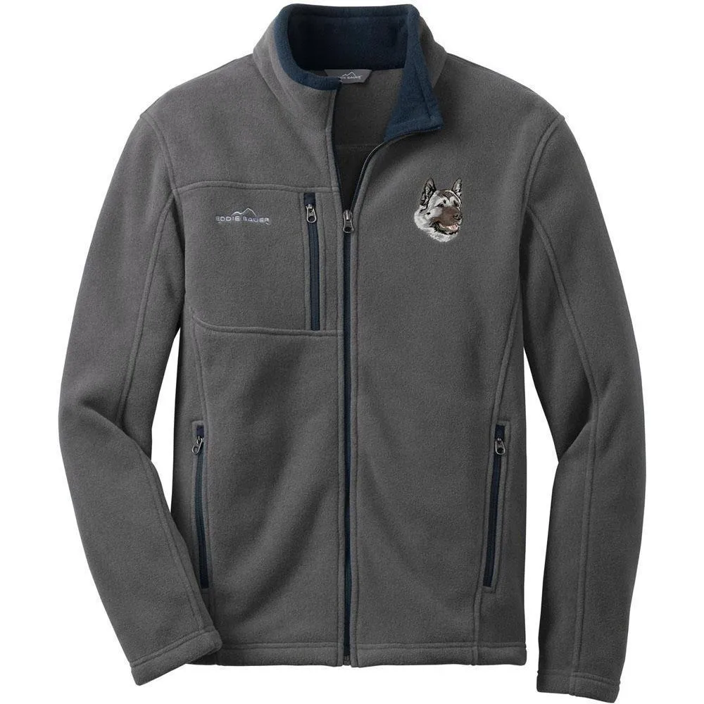 Akita Embroidered Mens Fleece Jacket