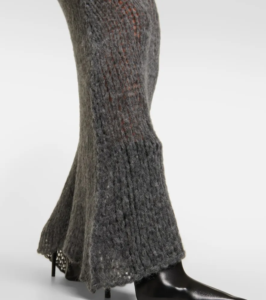 Ann Demeulemeester Halterneck alpaca-blend maxi dress