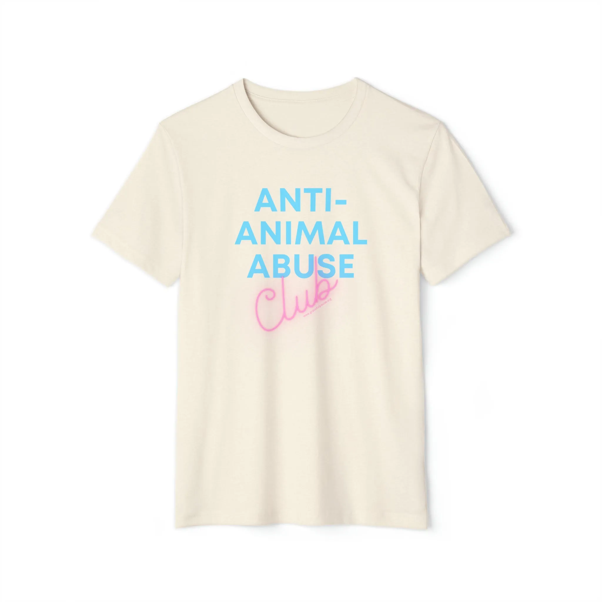 Anti-animal abuse club - Unisex Recycled Organic T-Shirt