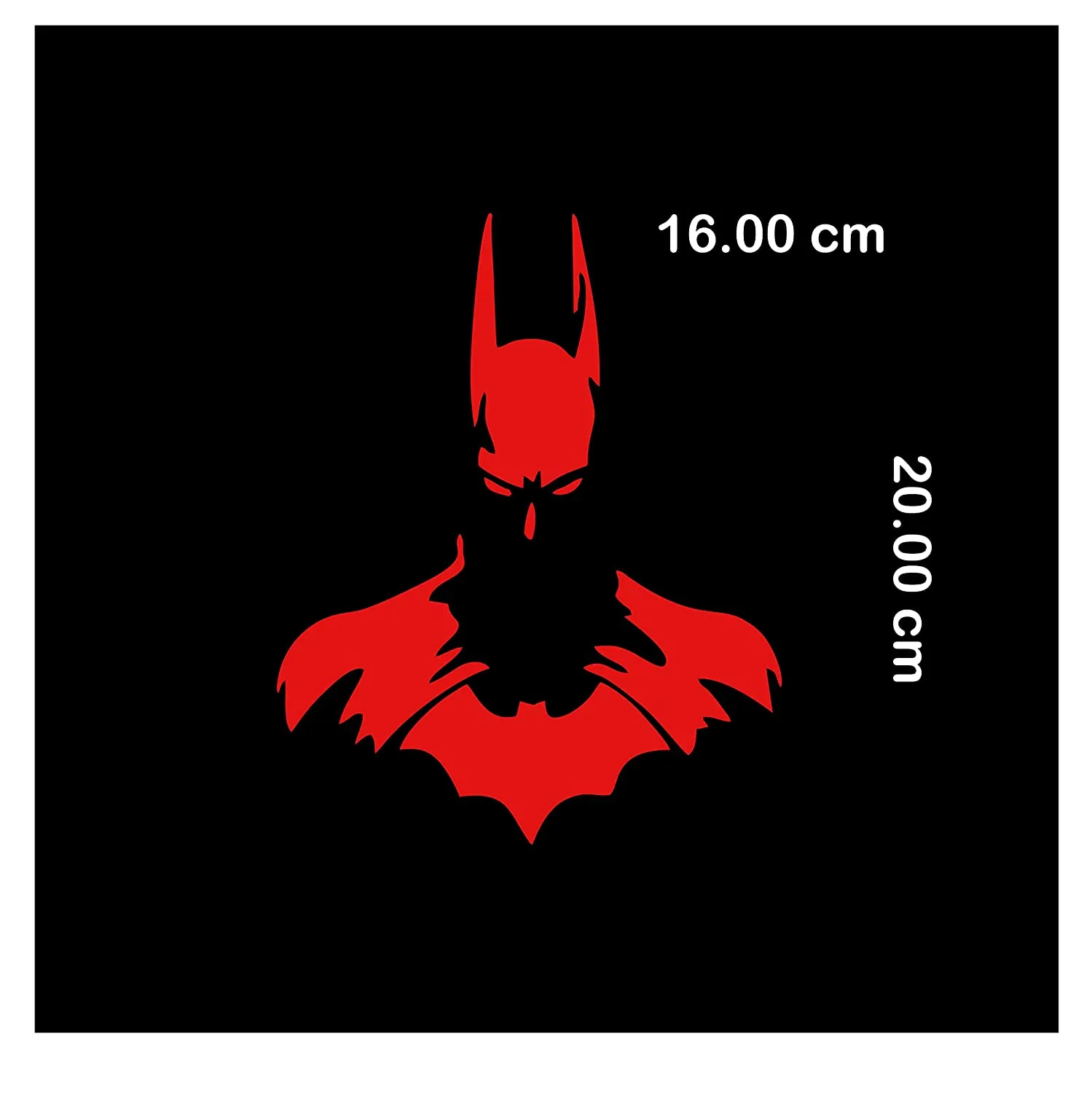 Batman Vinyl Decal Die Cut Car and Bike Sticker Windows, Sides, Hood, Bumper