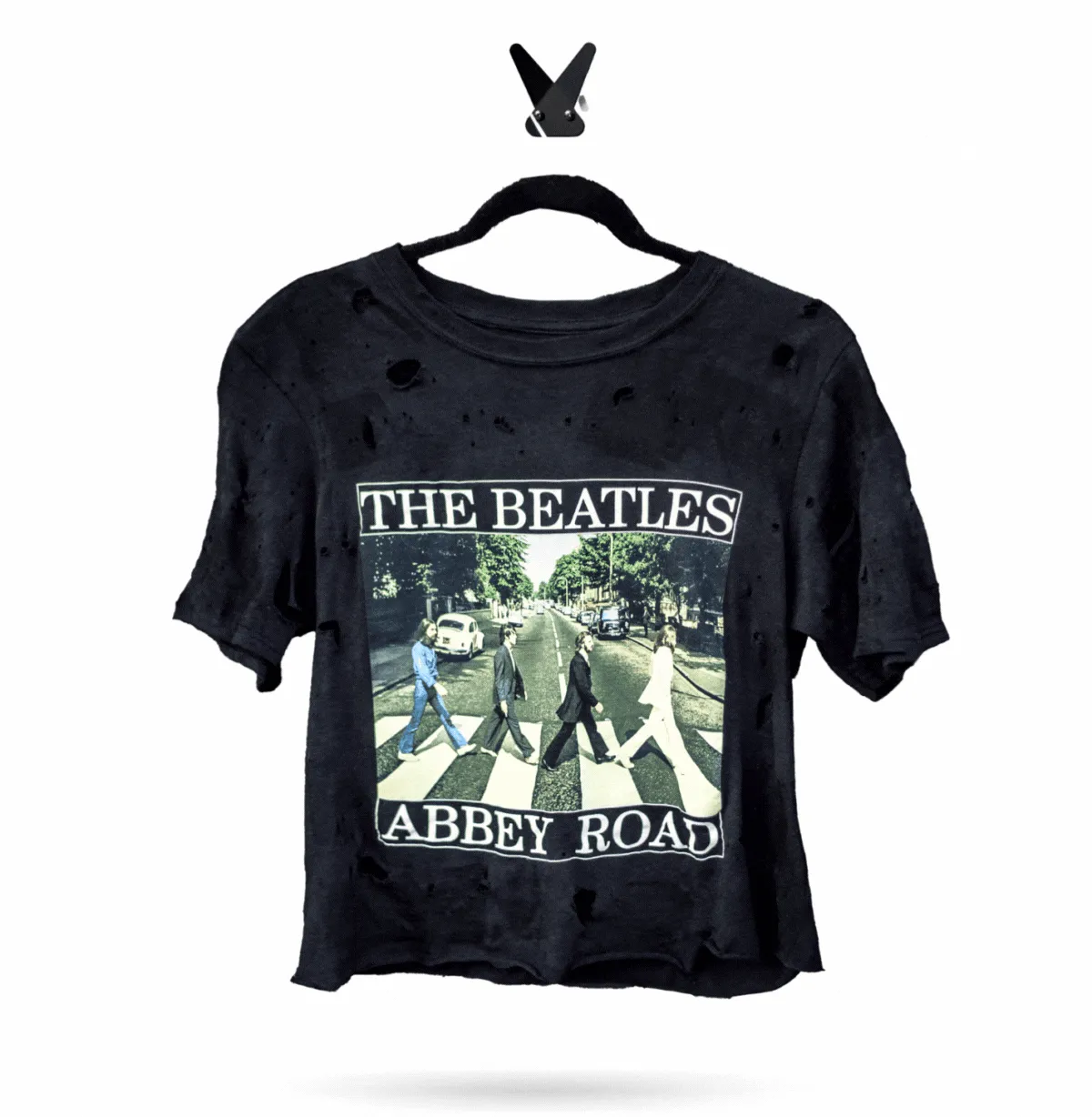 Beatles Rework Crop Top