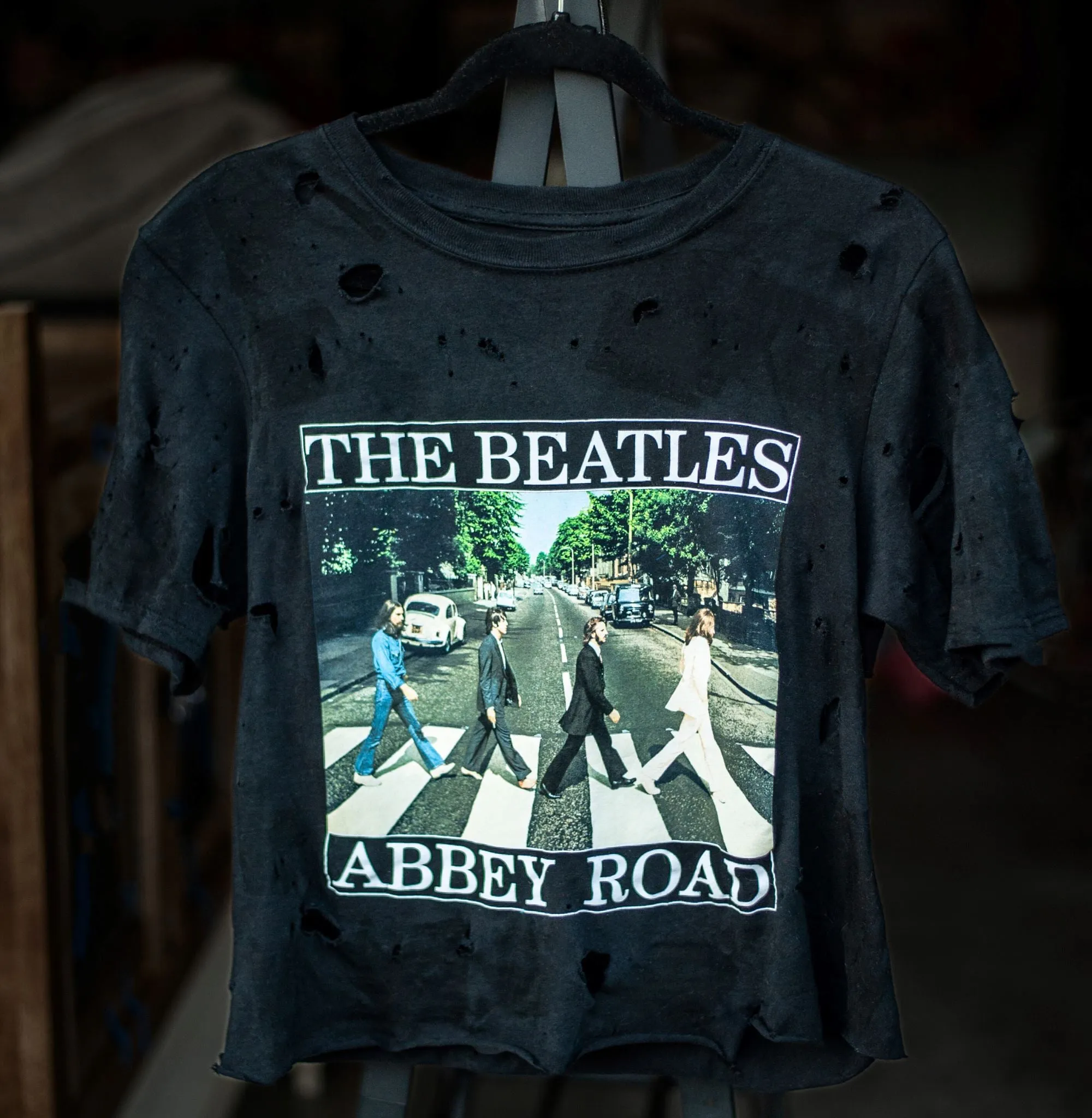 Beatles Rework Crop Top