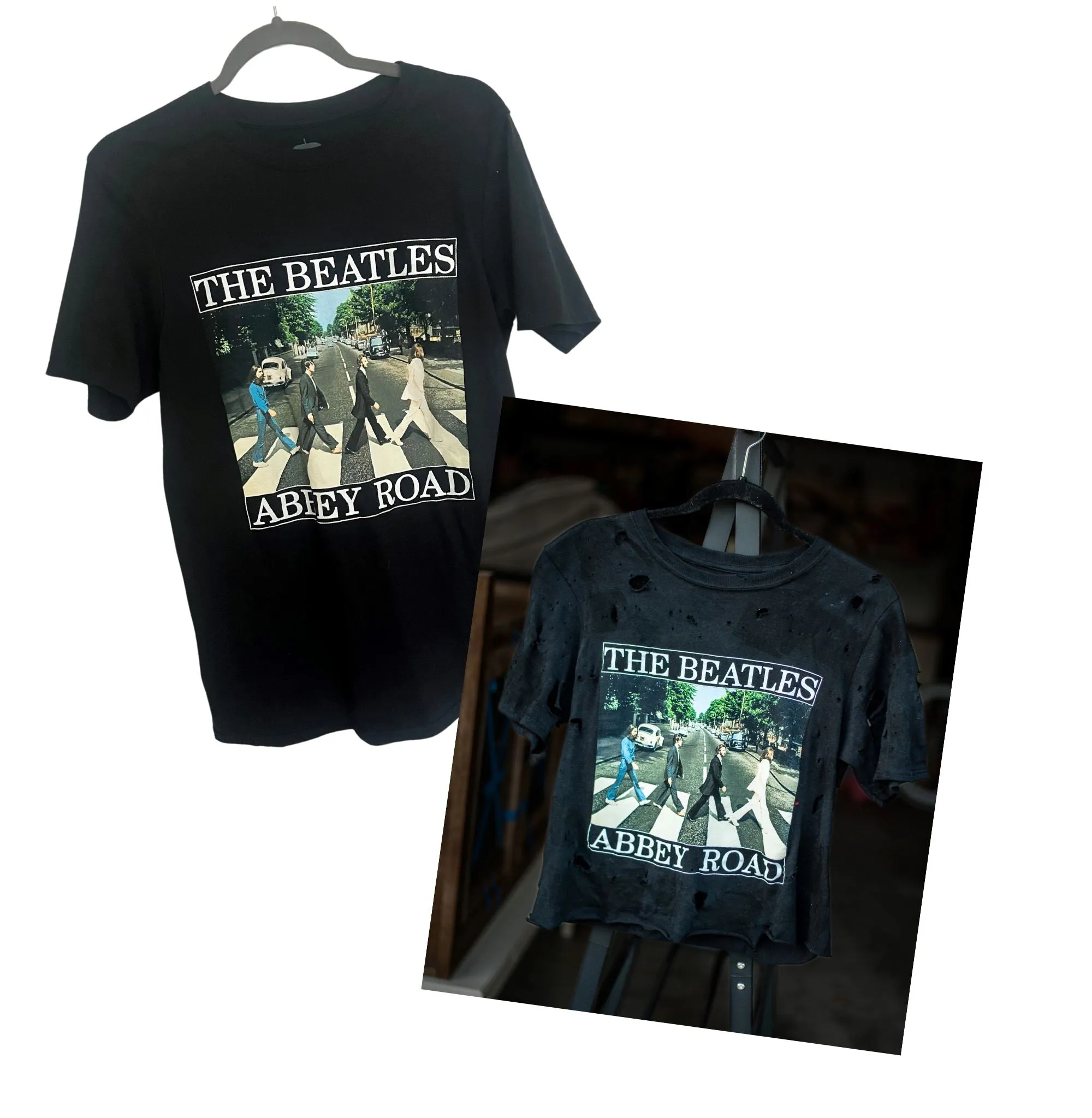 Beatles Rework Crop Top