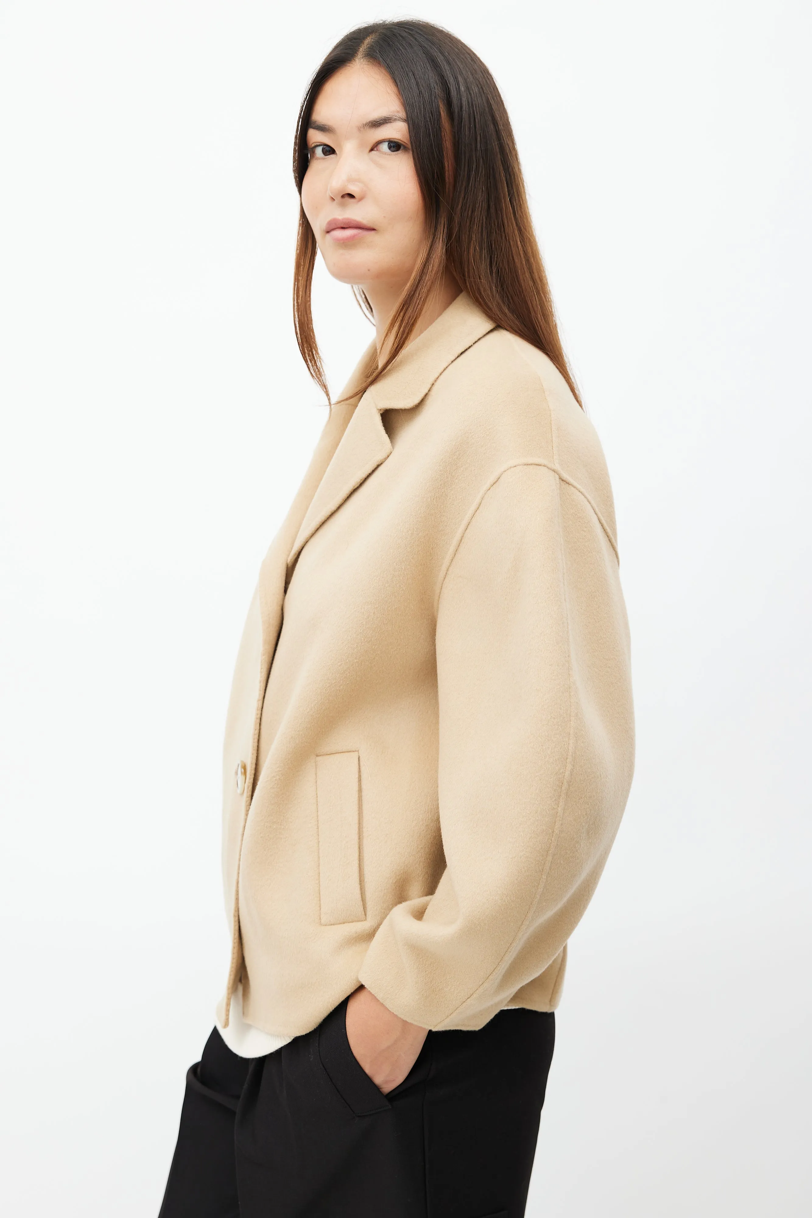 Beige Wool Moho Jacket