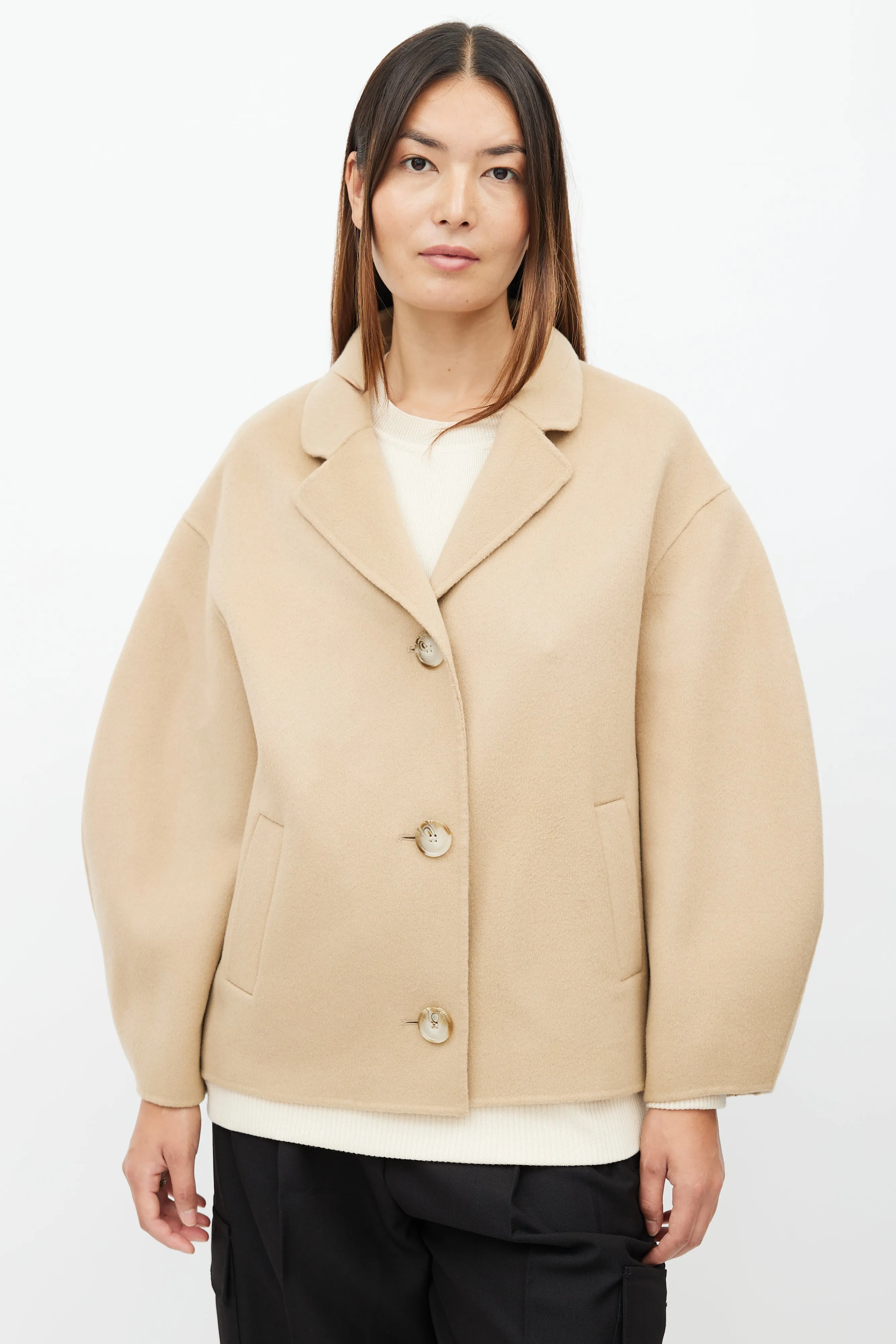 Beige Wool Moho Jacket