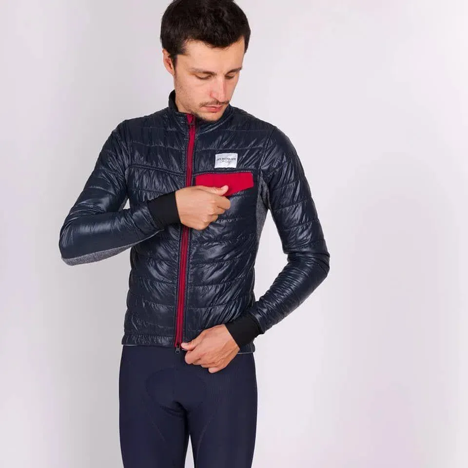 CAFE DU CYCLISTE Albertine Thermal Jacket - Navy