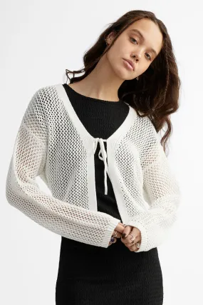 Cardigan en crochet - Femme
