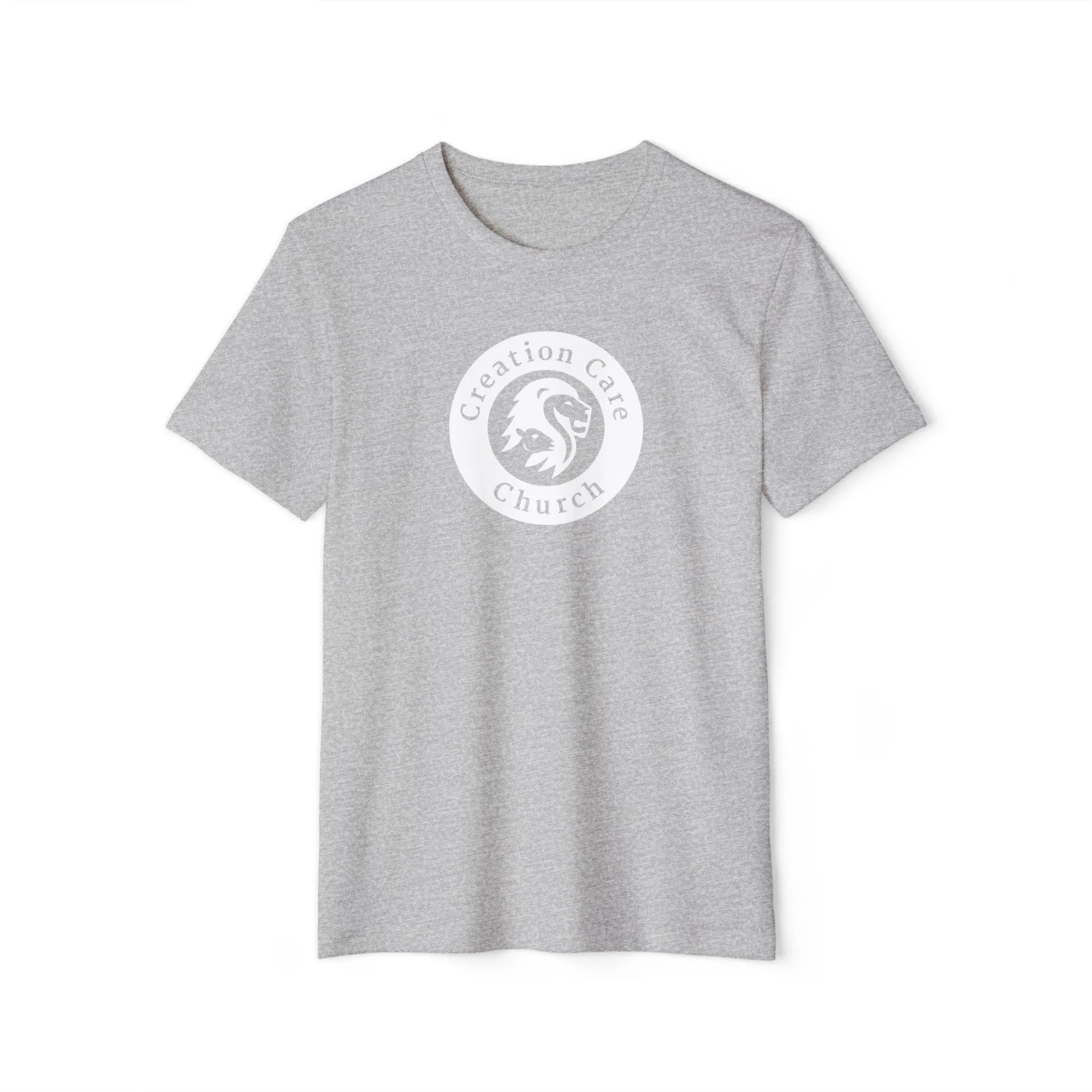Creation Care Church - White Seal - Unisex Recycled Organic T-Shirt