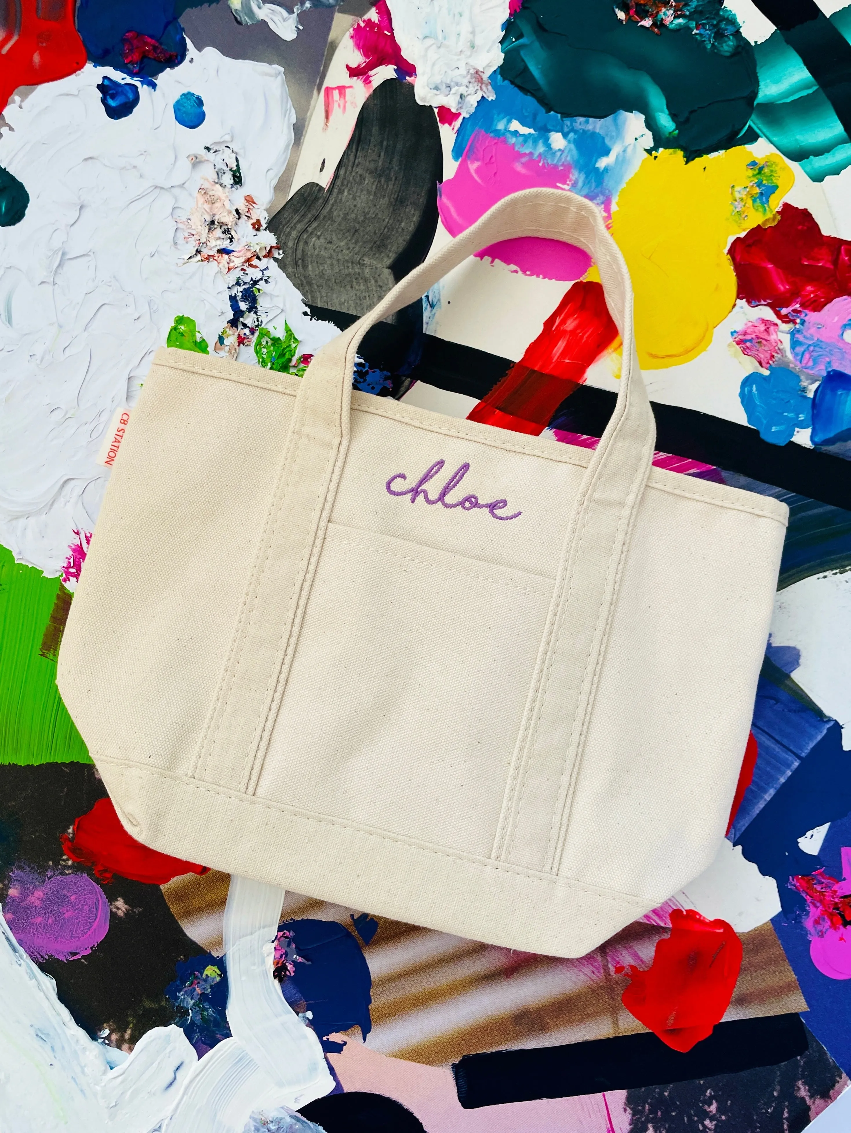 Customizable Mini open Top Tote