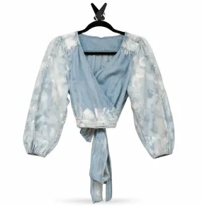 Eclipse Denim Rework Crop Top