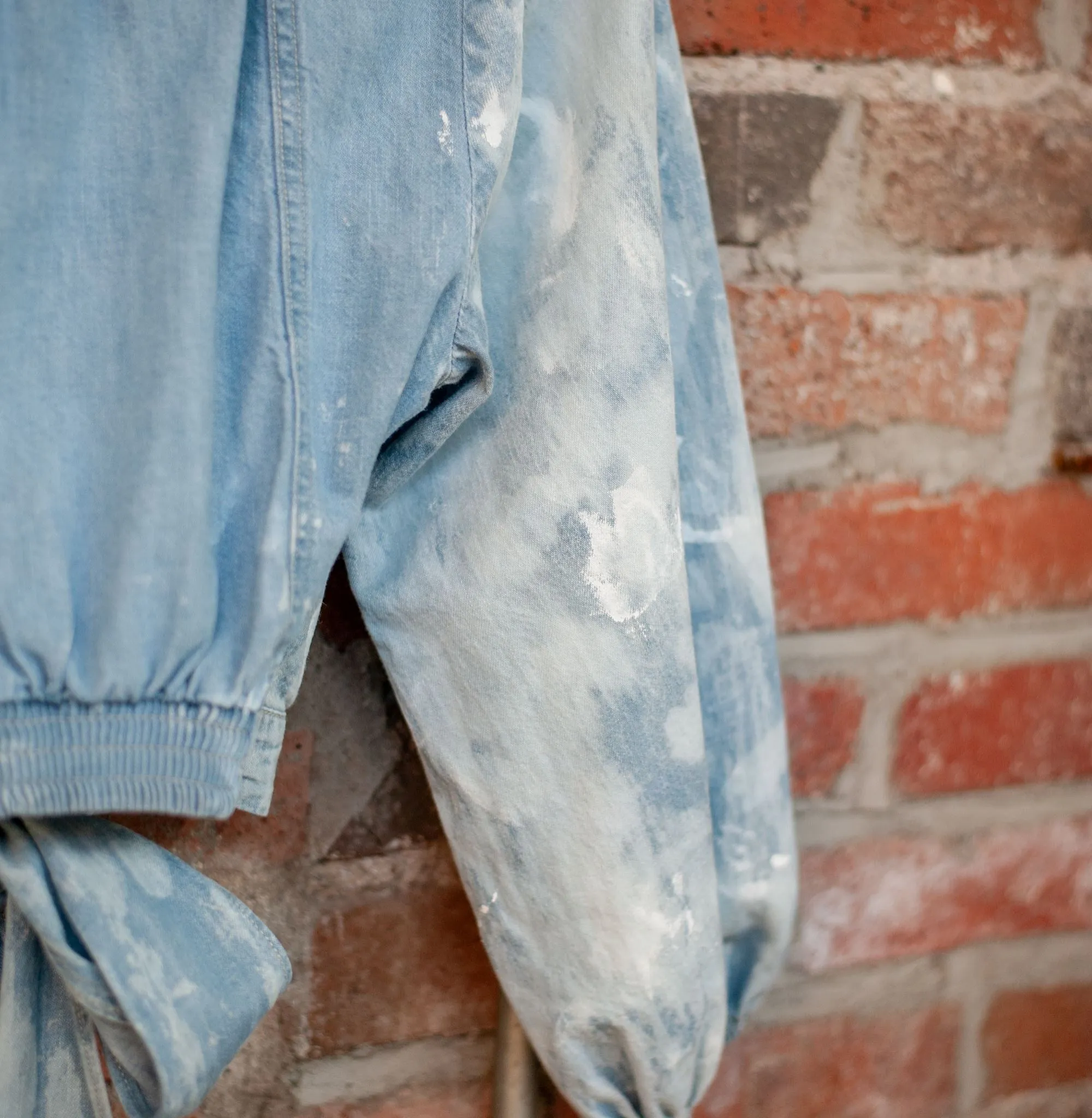 Eclipse Denim Rework Crop Top