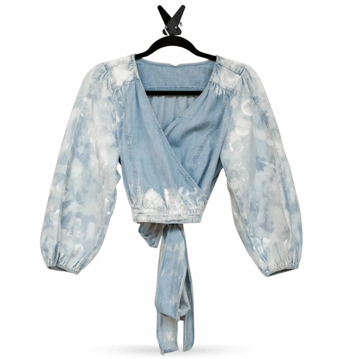 Eclipse Denim Rework Crop Top