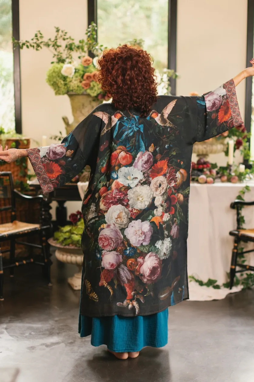 •FLIGHT OF FANCY• duster style bamboo cardigan
