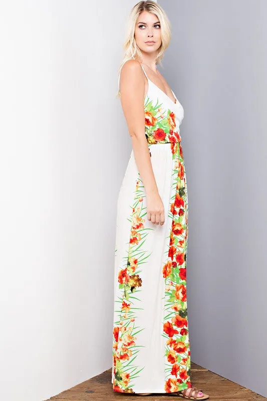 Floral Print Maxi Dress