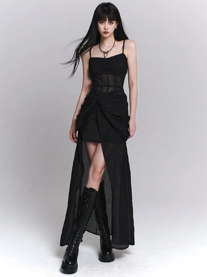 Ghost Dress Little Girl Black Party