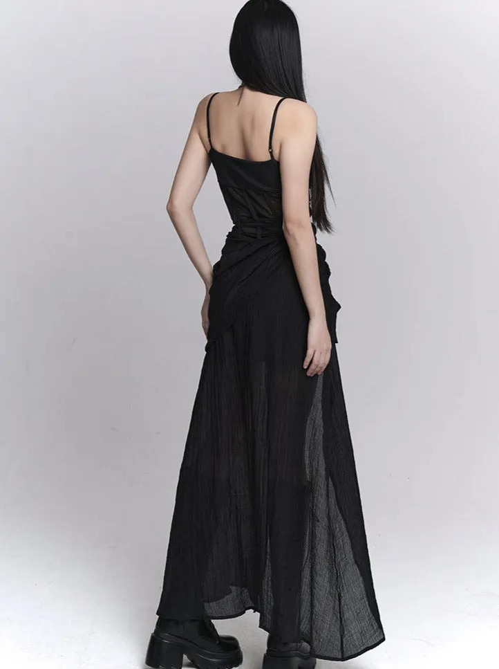 Ghost Dress Little Girl Black Party