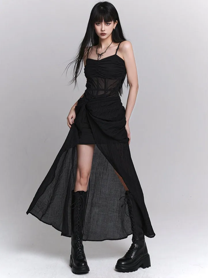 Ghost Dress Little Girl Black Party