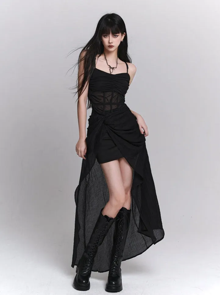 Ghost Dress Little Girl Black Party