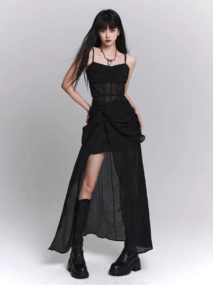 Ghost Dress Little Girl Black Party