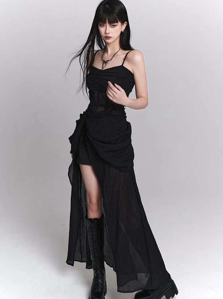 Ghost Dress Little Girl Black Party