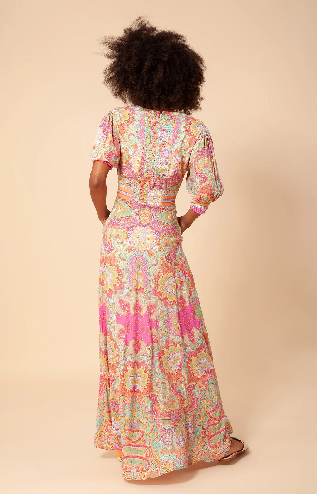 Goya Button Up Maxi Dress