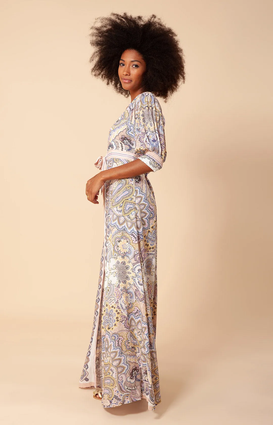Goya Button Up Maxi Dress