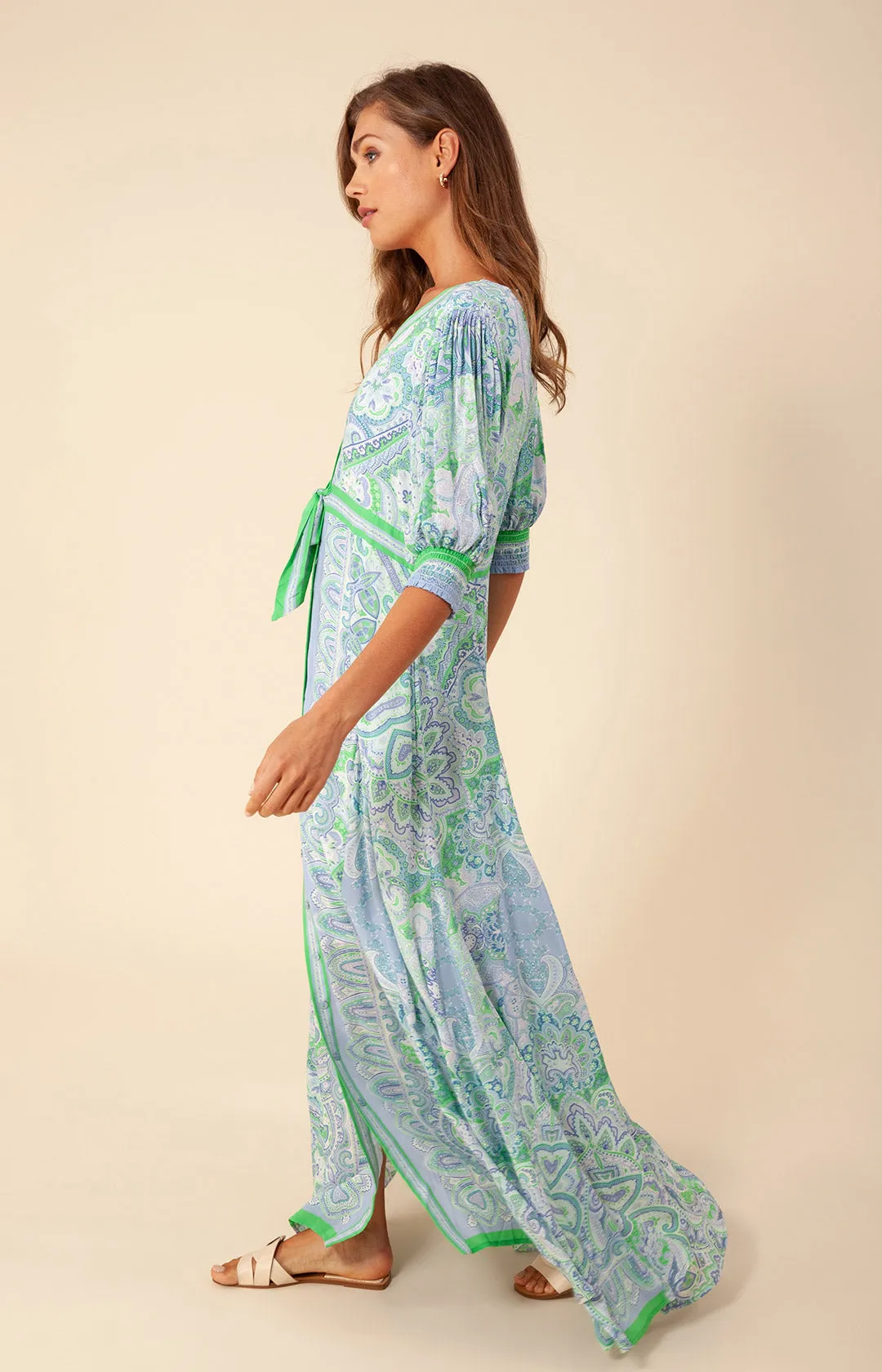 Goya Button Up Maxi Dress