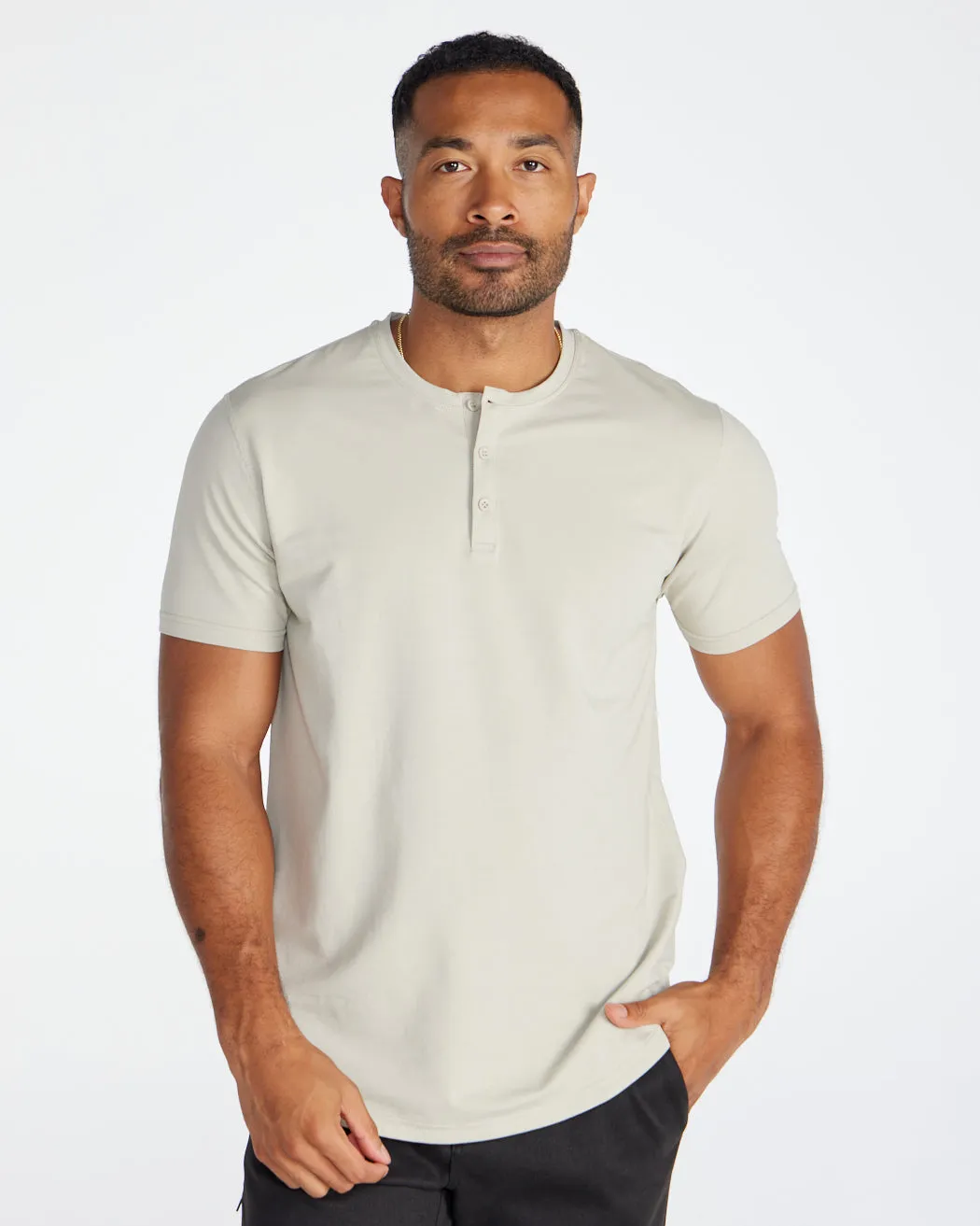 Henley Drop-Cut: LUX <!-- Size XXL -->