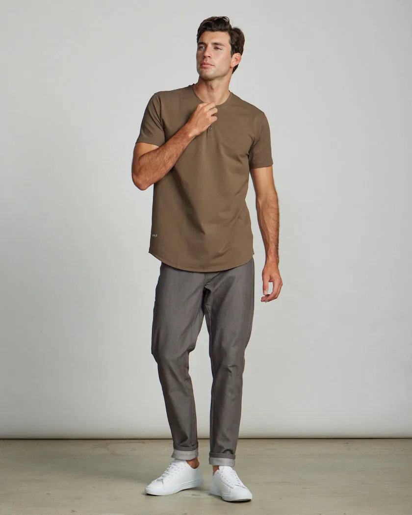 Henley Drop-Cut: LUX <!-- Size XXL -->