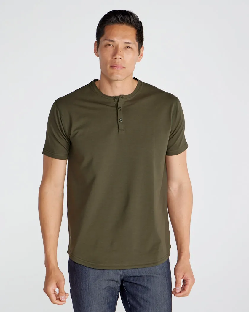 Henley Drop-Cut: LUX <!-- Size XXL -->