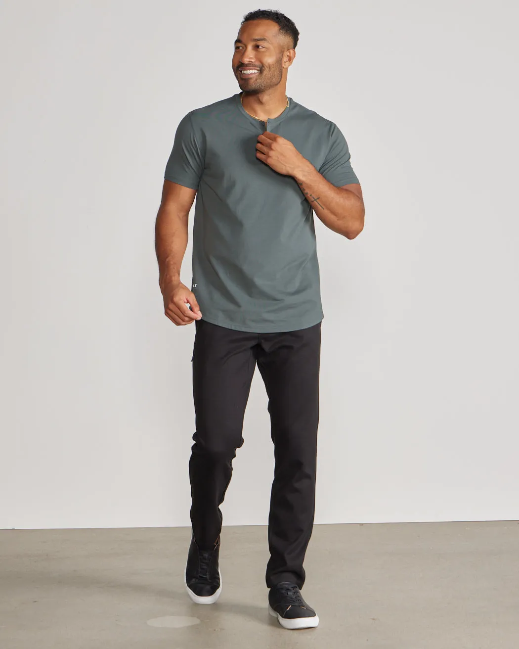 Henley Drop-Cut: LUX <!-- Size XXL -->