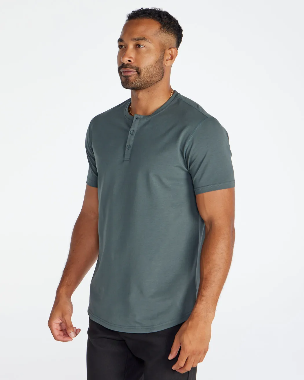 Henley Drop-Cut: LUX <!-- Size XXL -->