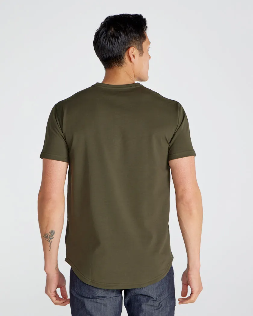 Henley Drop-Cut: LUX <!-- Size XXL -->
