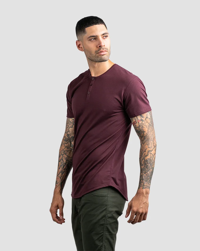Henley Drop-Cut: LUX <!-- Size XXL -->