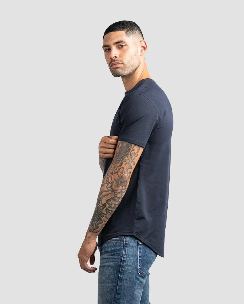 Henley Drop-Cut: LUX <!-- Size XXL -->