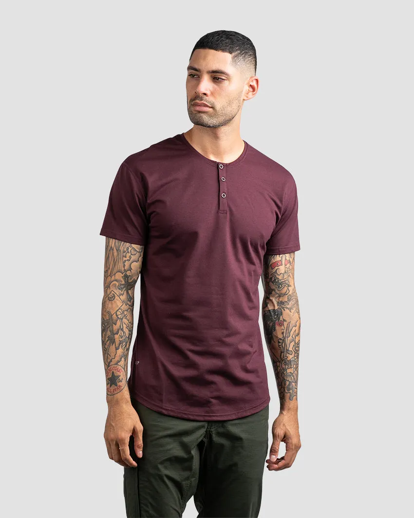 Henley Drop-Cut: LUX <!-- Size XXL -->