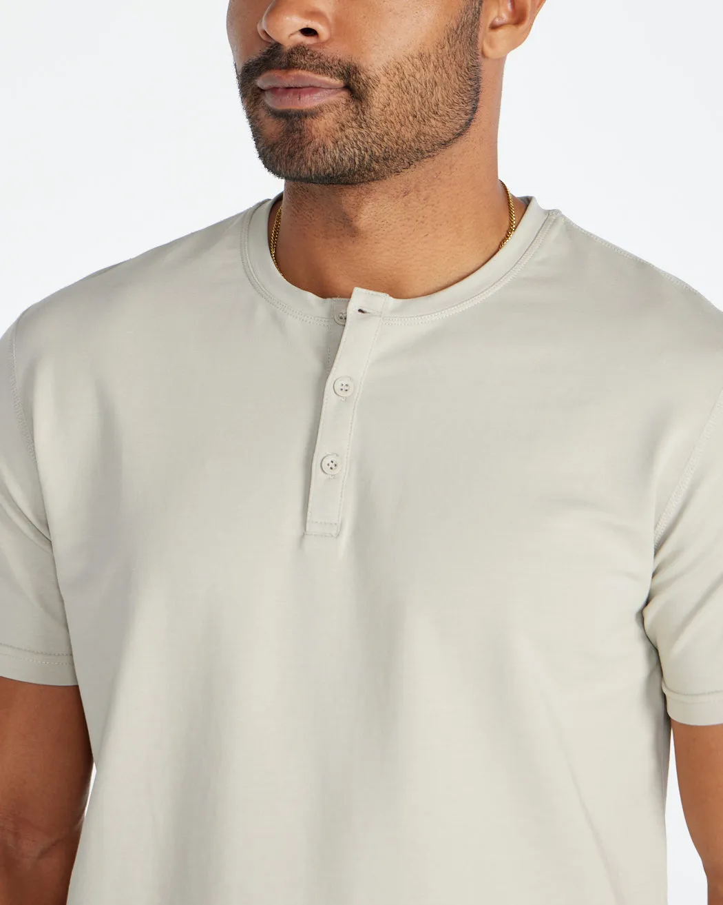 Henley Drop-Cut: LUX <!-- Size XXL -->