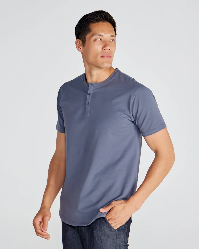 Henley Drop-Cut: LUX <!-- Size XXL -->