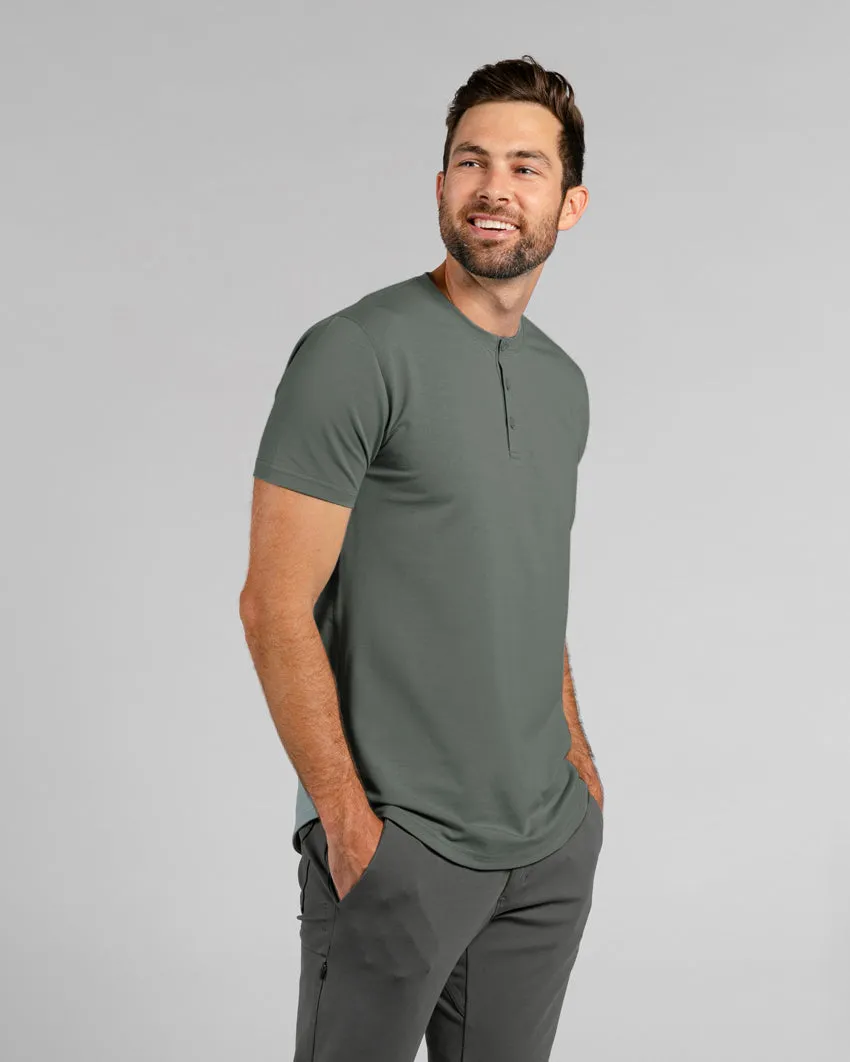 Henley Drop-Cut: LUX <!-- Size XXL -->