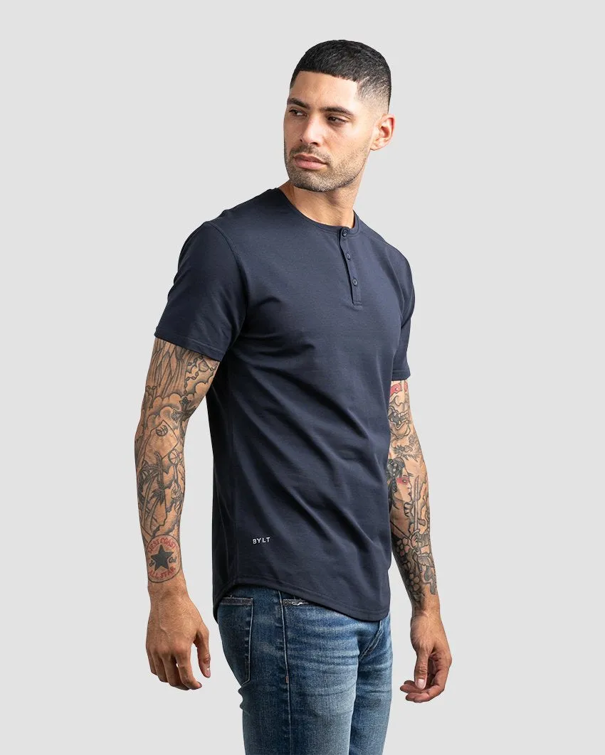 Henley Drop-Cut: LUX <!-- Size XXL -->