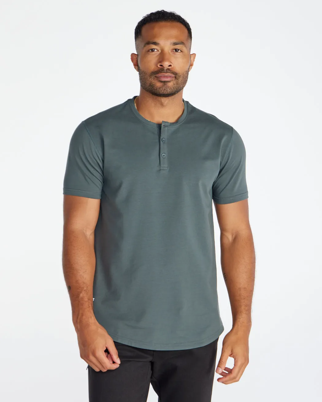 Henley Drop-Cut: LUX <!-- Size XXL -->