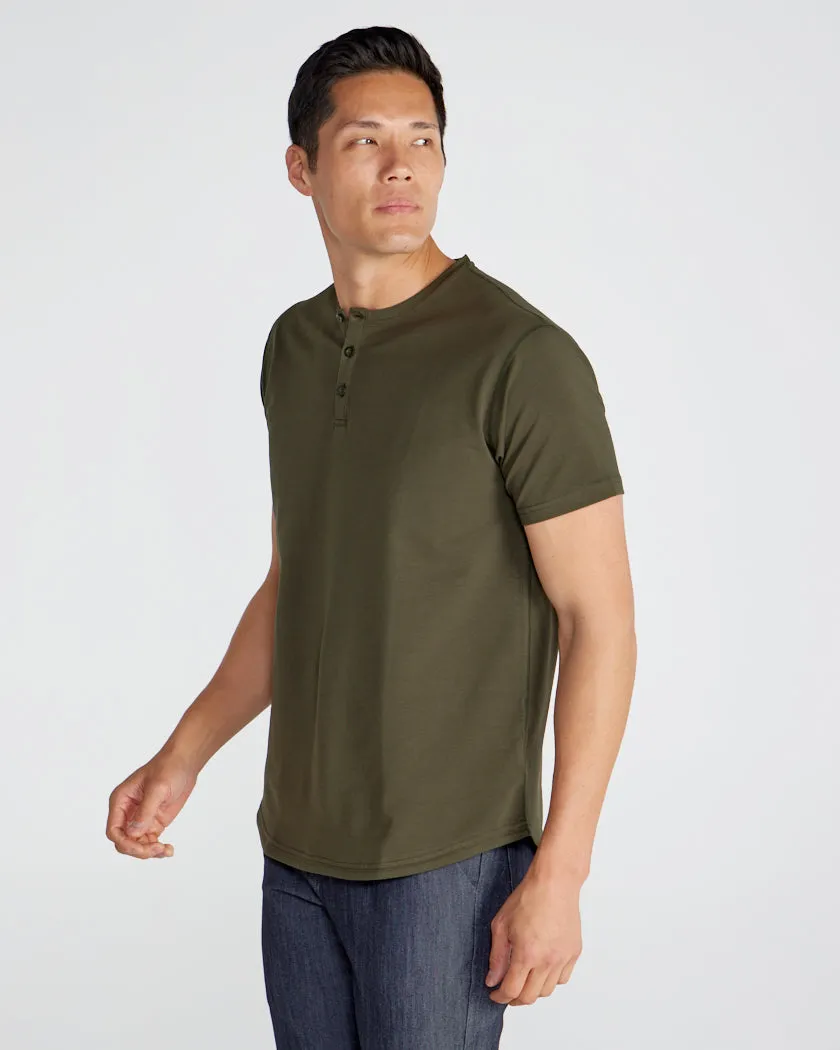 Henley Drop-Cut: LUX <!-- Size XXL -->
