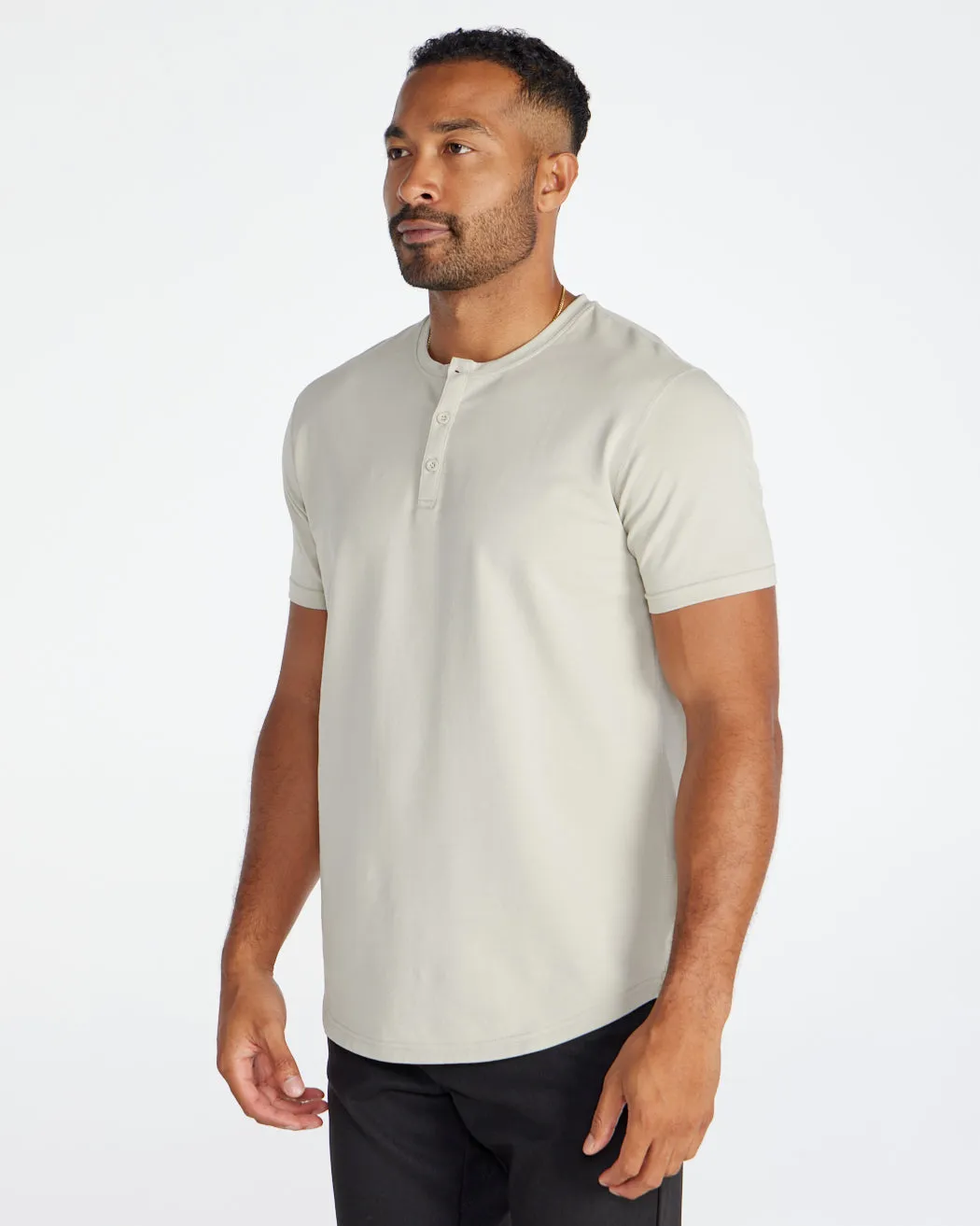 Henley Drop-Cut: LUX <!-- Size XXL -->